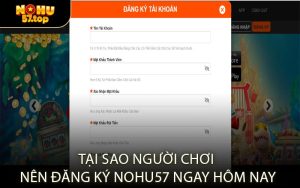 Tại Sao Người Chơi Nên Đăng Ký NOHU57 Ngay Hôm Nay
